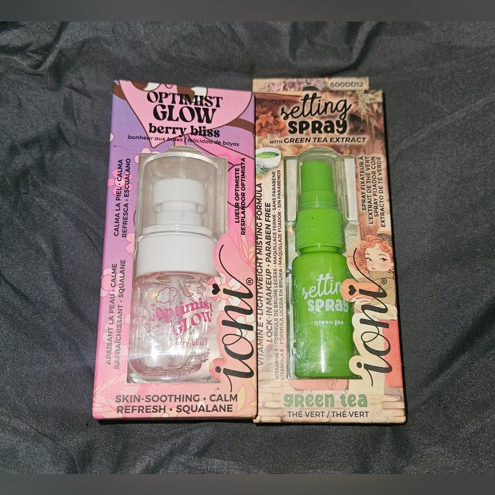 Ioni Optimist Glow Berry Bliss & Green Tea Setting Spray BNIB